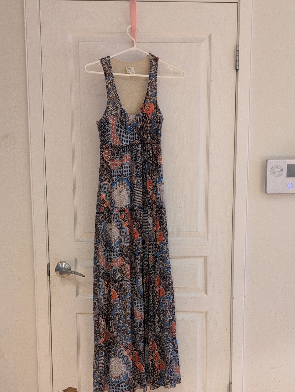 433 - Boho Paisley Maxi Dress | Flowy | Festival Cottagecore Vibes - Picture 2 of 12